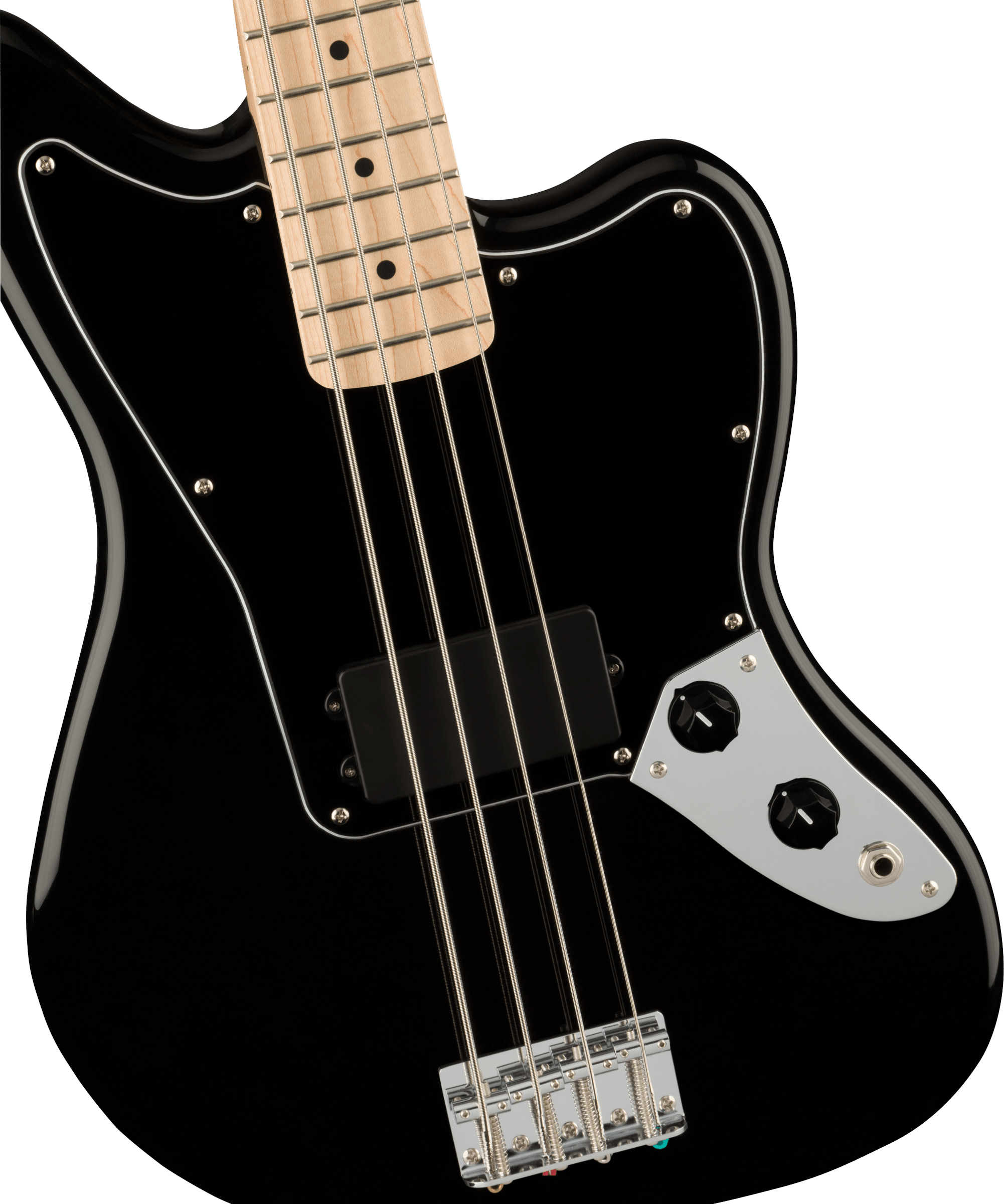 Squier Jaguar Bass Affinity 2021 Mn - Black - Solid body elektrische bas - Variation 2