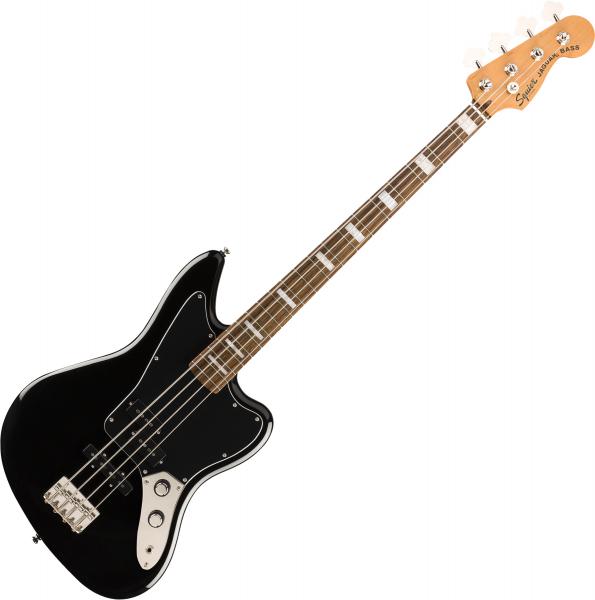Solid body elektrische bas Squier Classic Vibe Jaguar Bass - Black