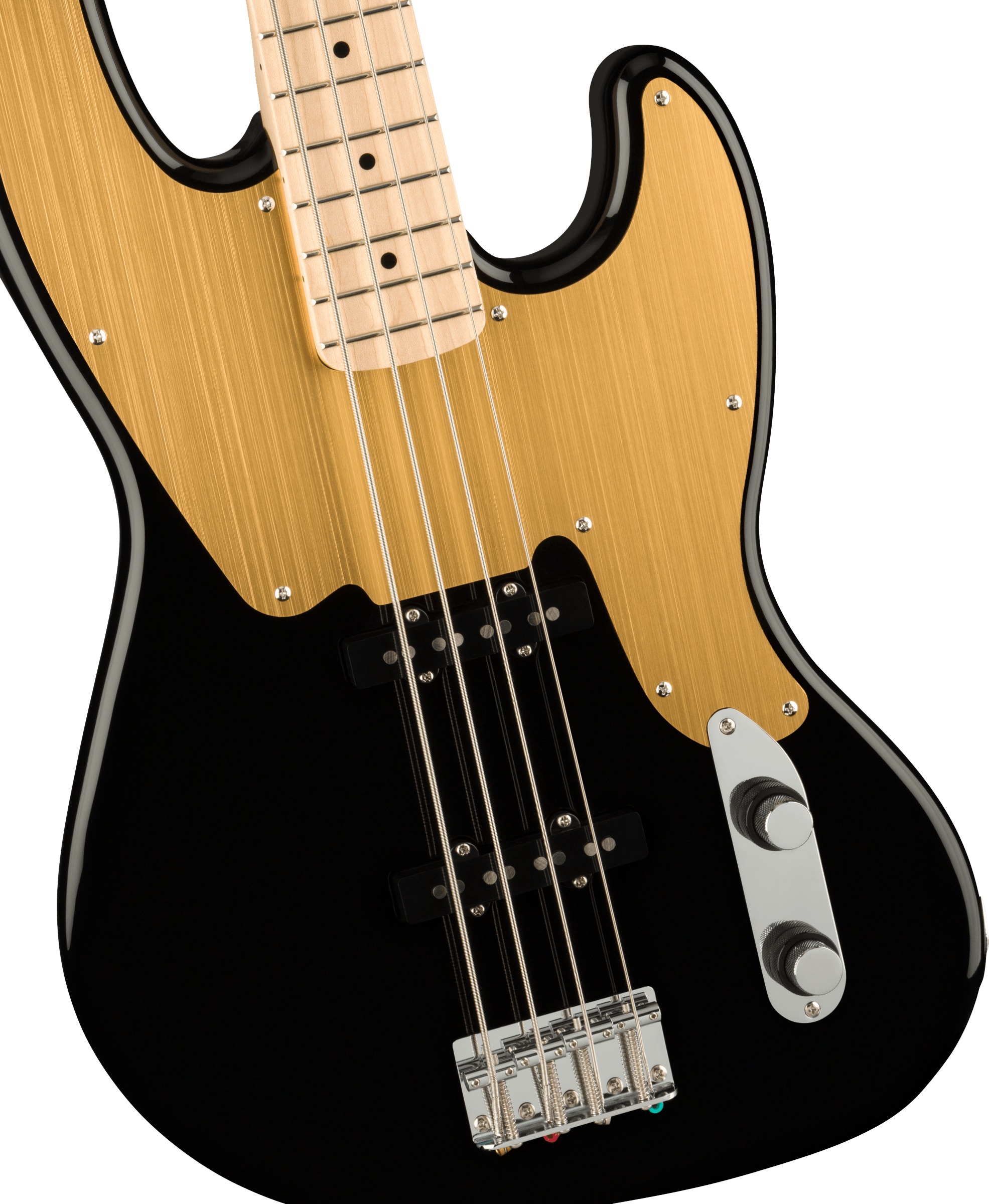 Squier Jazz Bass 1954 Paranormal Mn - Black - Solid body elektrische bas - Variation 2