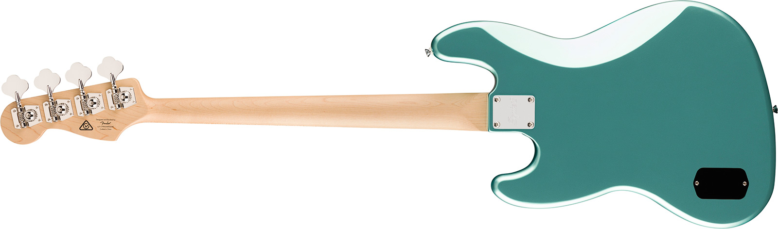 Squier Jazz Bass Active Affinity Lau - Mystic Seafoam Green - Solid body elektrische bas - Variation 1