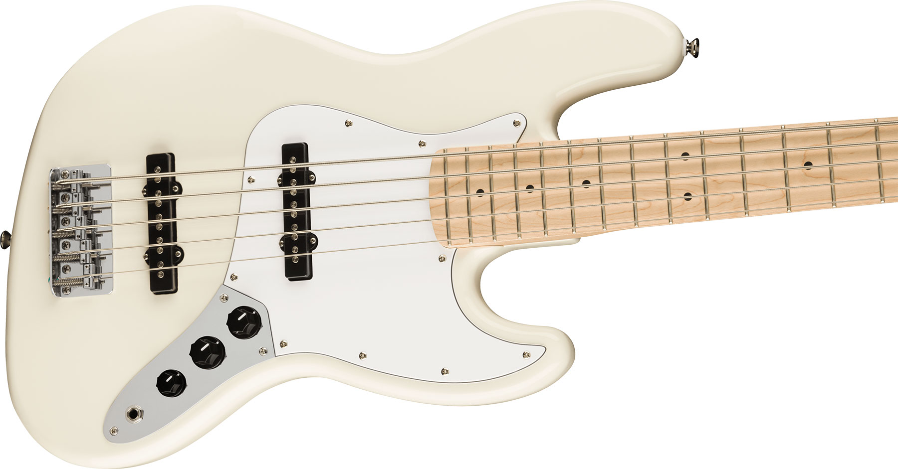 Squier Jazz Bass Affinity V 2021 5-cordes Mn - Olympic White - Solid body elektrische bas - Variation 2