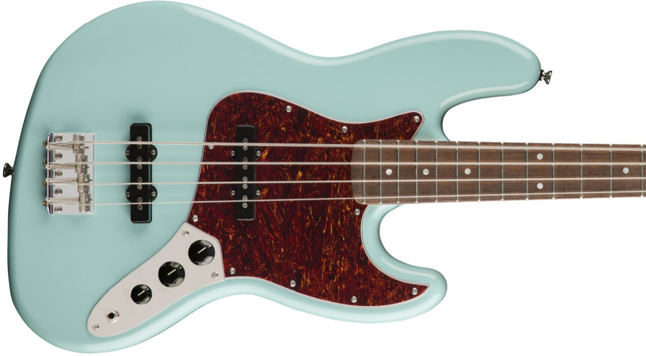 Squier Jazz Bass Classic Vibe 60s 2019 Lau - Daphne Blue - Solid body elektrische bas - Variation 1