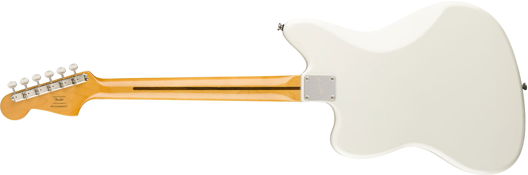 Squier Jazzmaster Classic Vibe 60s 2019 Lau - Olympic White - Retro-rock elektrische gitaar - Variation 1