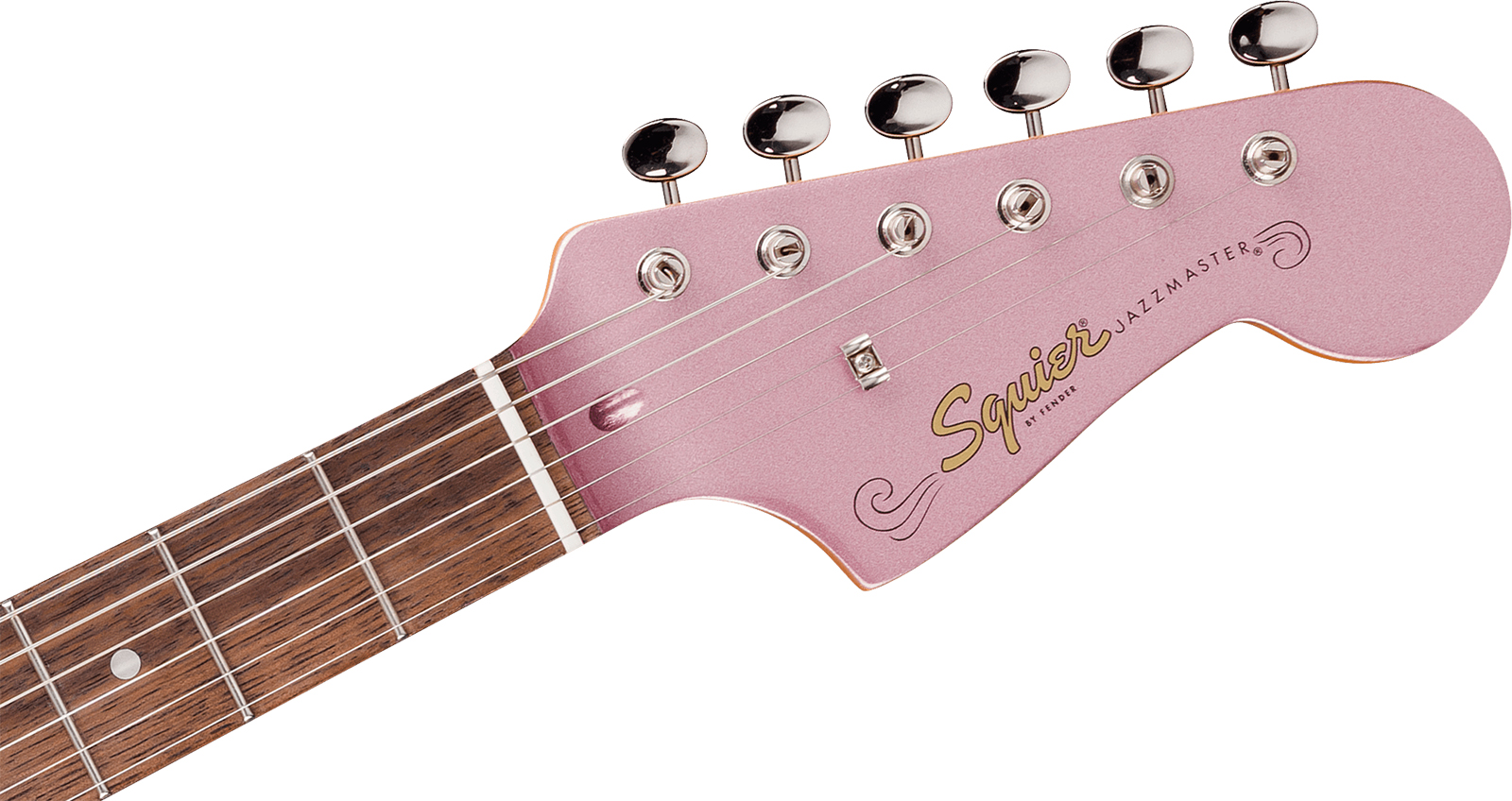 Squier Jazzmaster Classic Vibe 60s Ltd 2s Trem Lau - Burgundy Mist - Retro-rock elektrische gitaar - Variation 2