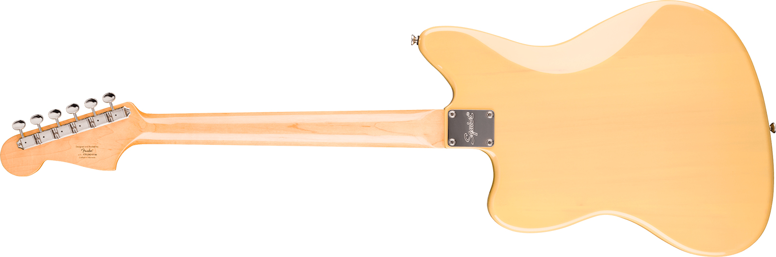 Squier Jazzmaster Classic Vibe '70s Fsr Ltd 2s Trem Mn - Vintage Blonde - Retro-rock elektrische gitaar - Variation 1