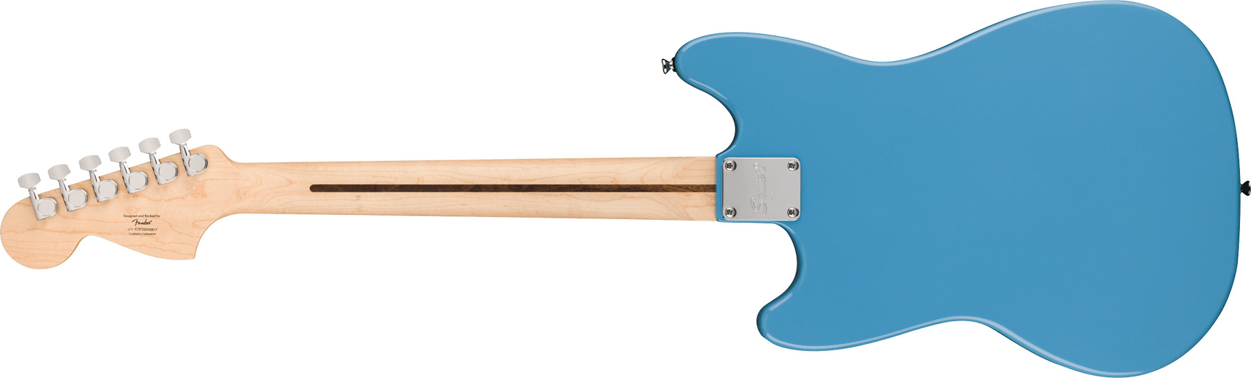 Squier Mustang Sonic Hh 2h Ht Lau - California Blue - Retro-rock elektrische gitaar - Variation 1