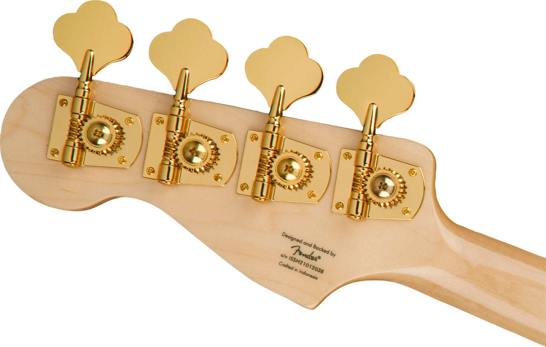 Squier Precision Bass 40th Anniversary Gold Edition Lau - Black - Solid body elektrische bas - Variation 3