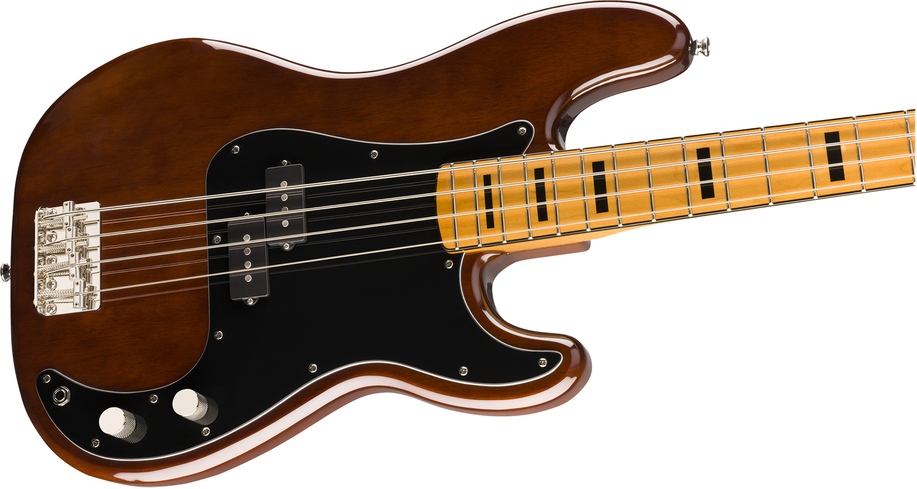 Squier Precision Bass '70s Classic Vibe 2019 Mn - Walnut - Solid body elektrische bas - Variation 2