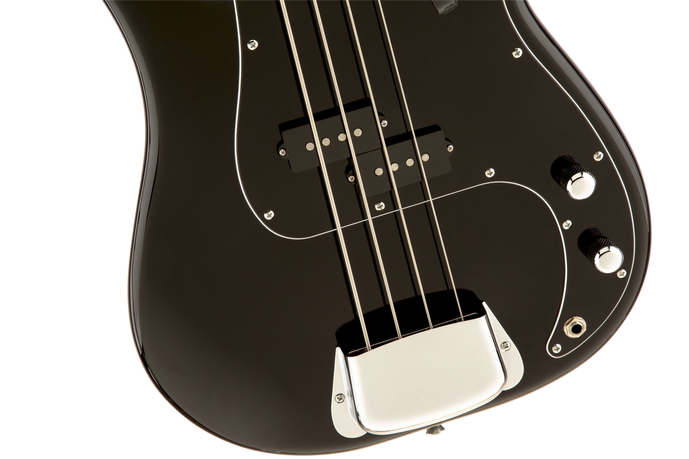Squier Precision Bass '70s Classic Vibe Mn - Black - Solid body elektrische bas - Variation 3