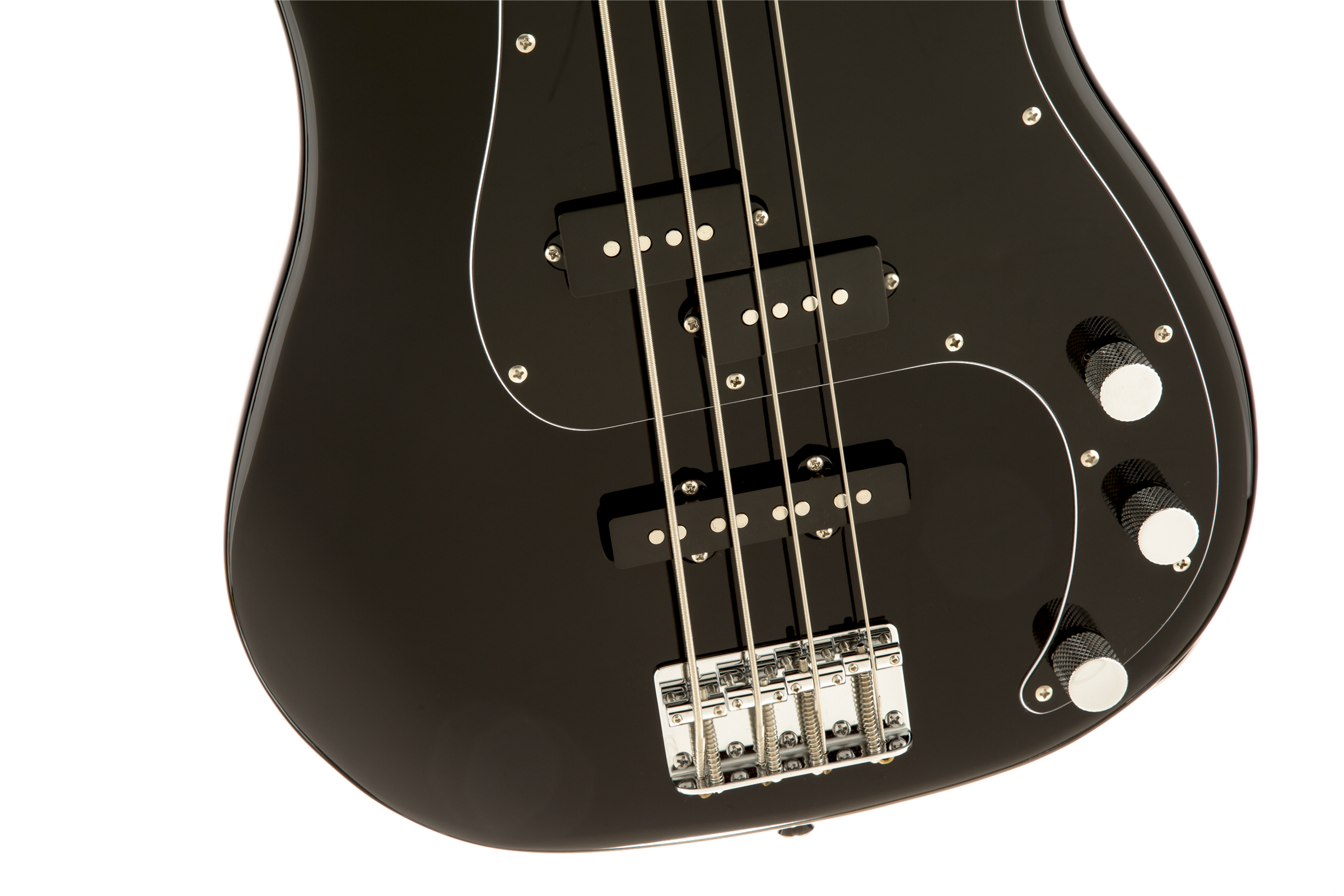 Squier Precision Bass Affinity Series Pj (lau) - Black - Solid body elektrische bas - Variation 2