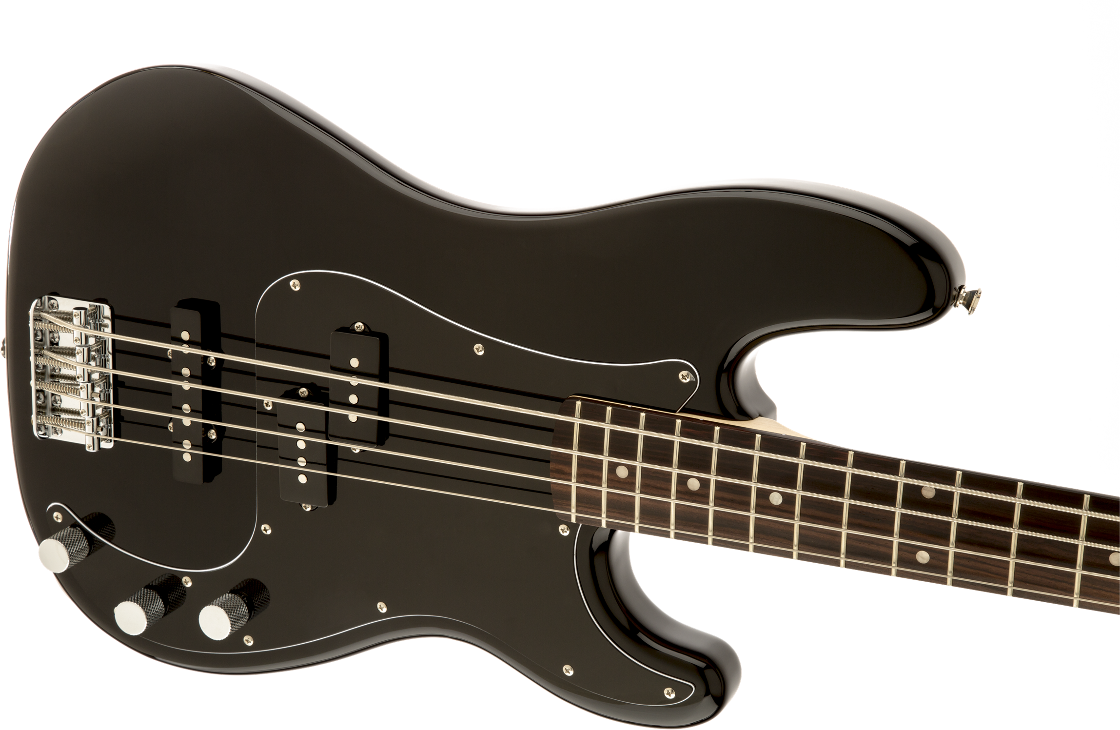 Squier Precision Bass Affinity Series Pj (lau) - Black - Solid body elektrische bas - Variation 3