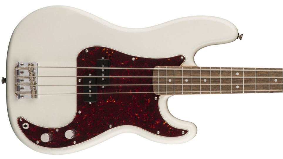 Squier Precision Bass Classic Vibe 60s 2019 Lau - Olympic White - Solid body elektrische bas - Variation 1