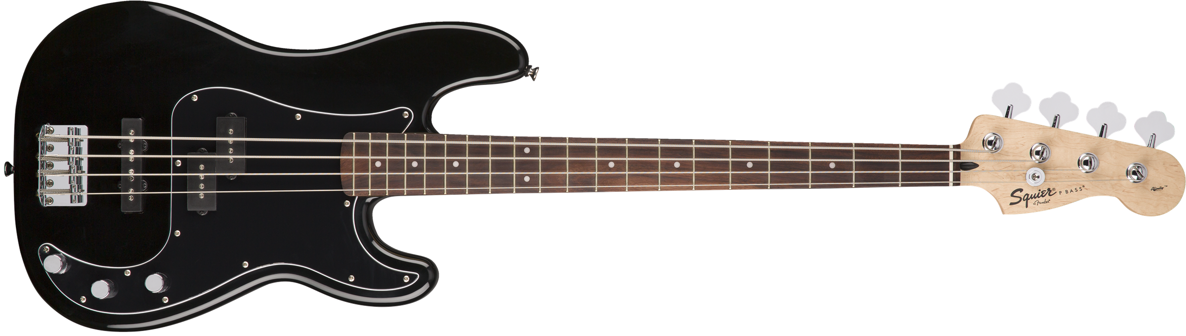 Squier Precision Bass Pj Affinity Series +fender Rumble 15 V3 Uk Lau - Black - Elektrische bas set - Variation 1