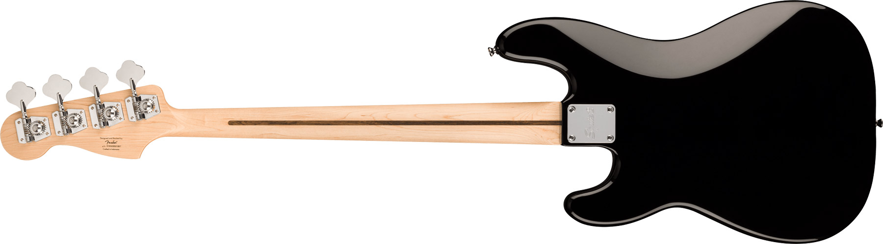 Squier Precision Bass Sonic Lau - Black - Solid body elektrische bas - Variation 1