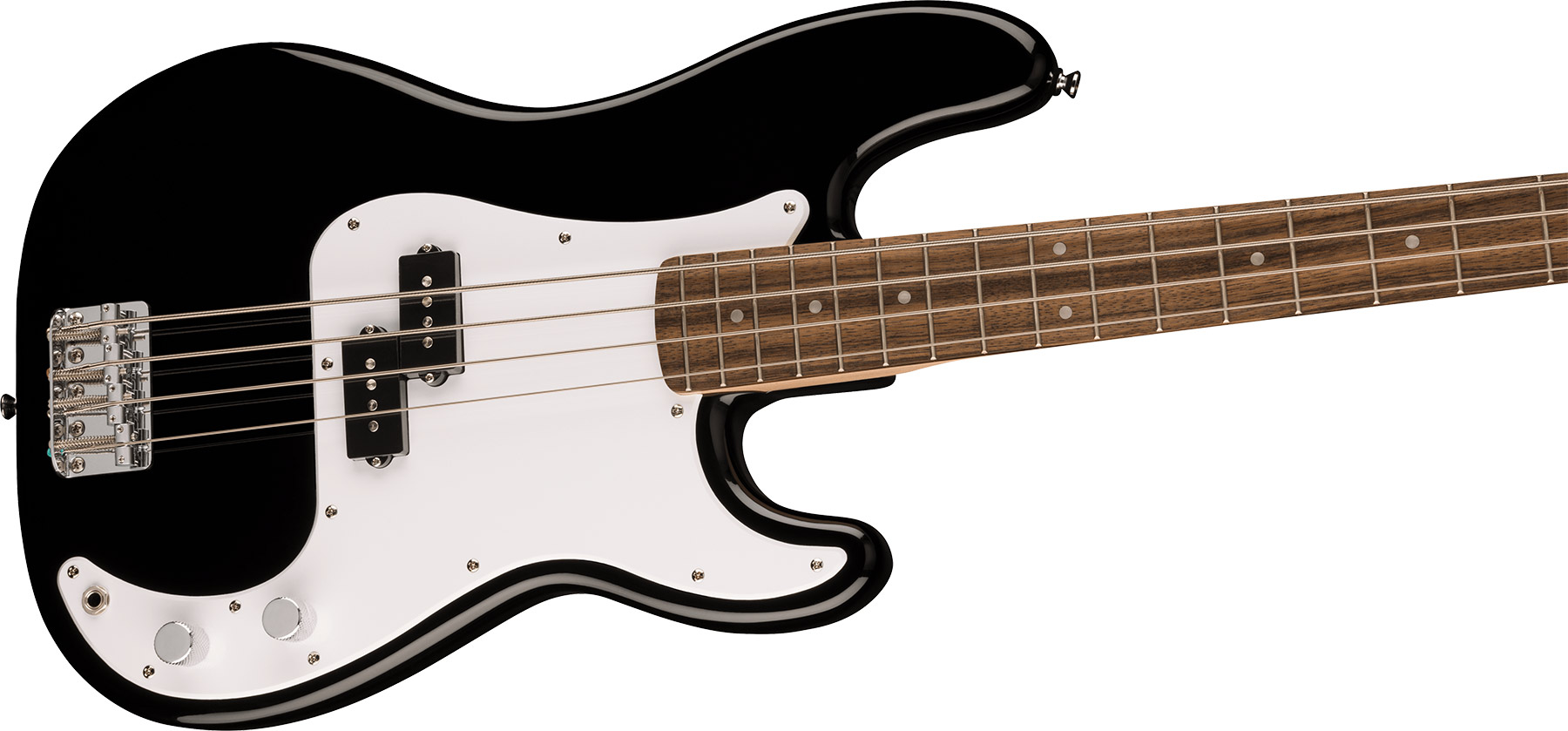 Squier Precision Bass Sonic Lau - Black - Solid body elektrische bas - Variation 2