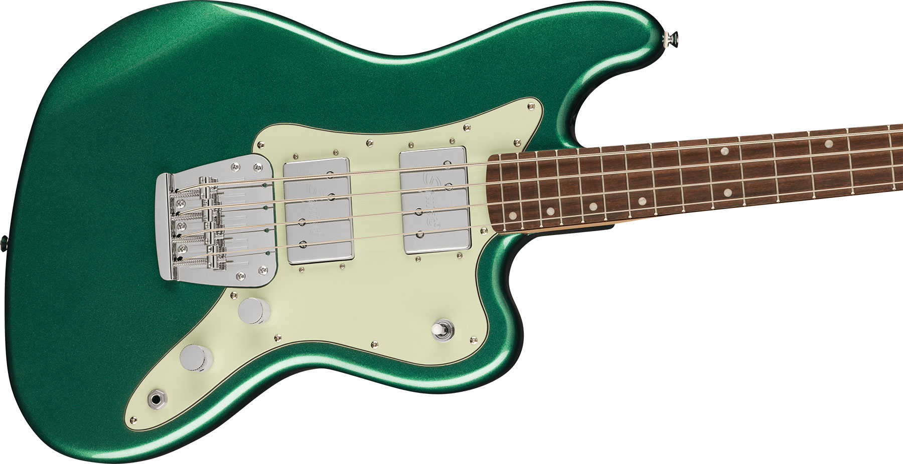 Squier Rascal Bass Hh Paranormal 2h Lau - Sherwood Green - Solid body elektrische bas - Variation 2