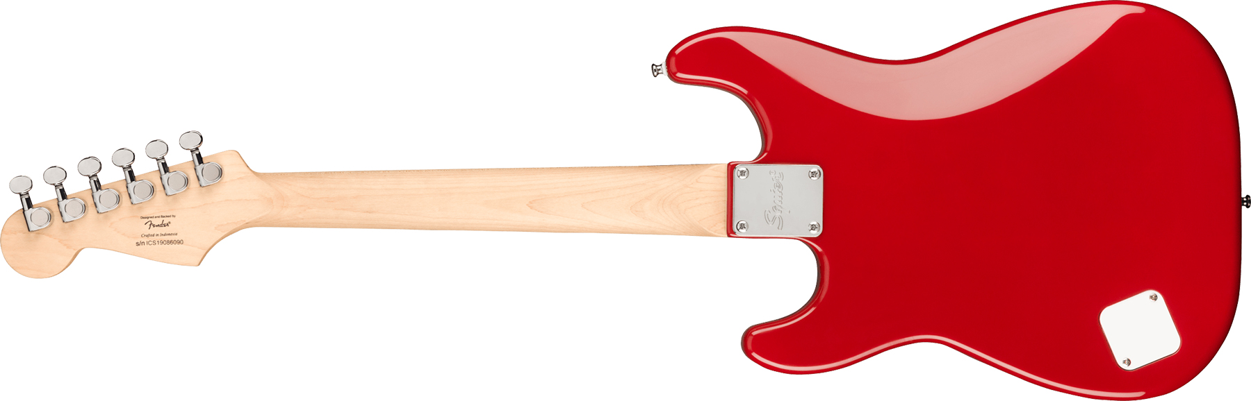 Squier Mini Strat V2 Ht Sss Lau - Dakota Red - Elektrische gitaar in Str-vorm - Variation 1
