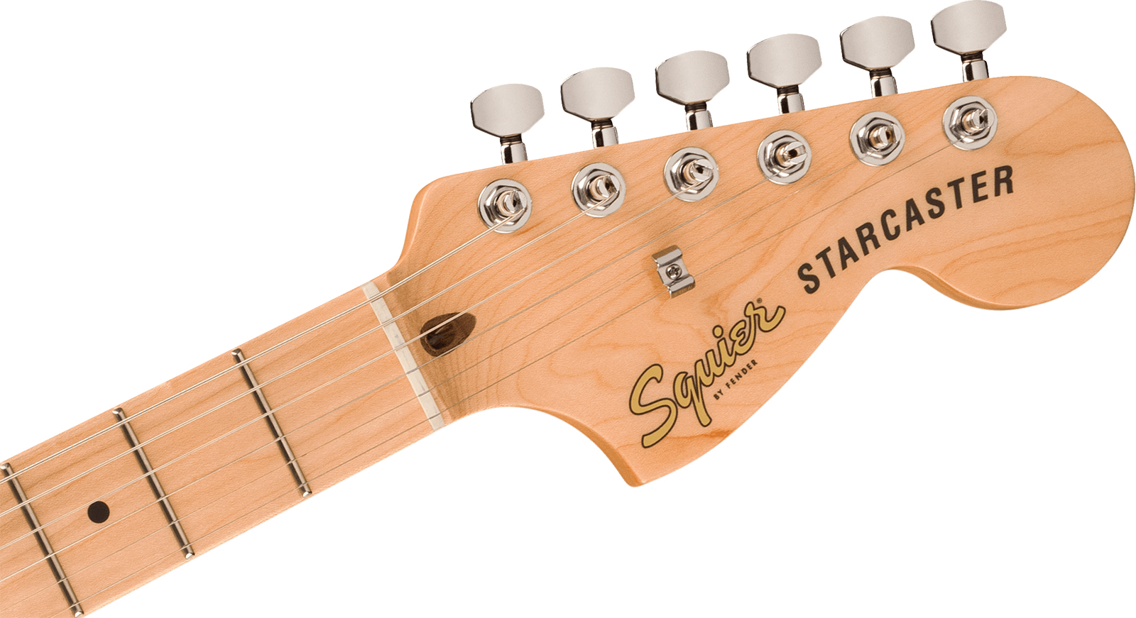 Squier Starcaster Deluxe Affinity 2h Ht Mn - Sienna Sunburst - Retro-rock elektrische gitaar - Variation 4