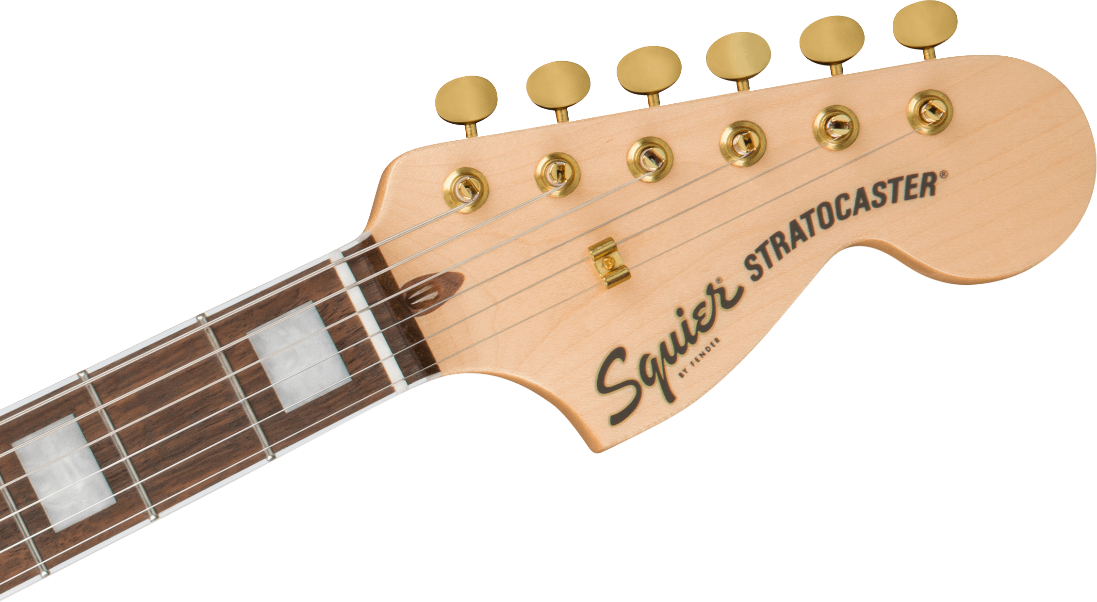 Squier Strat 40th Anniversary Gold Edition Lau - Sienna Sunburst - Elektrische gitaar in Str-vorm - Variation 4