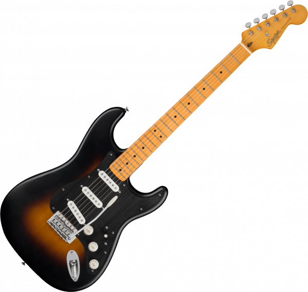 Solid body elektrische gitaar Squier 40th Anniversary Stratocaster Vintage Edition - Satin wide 2-color sunburst