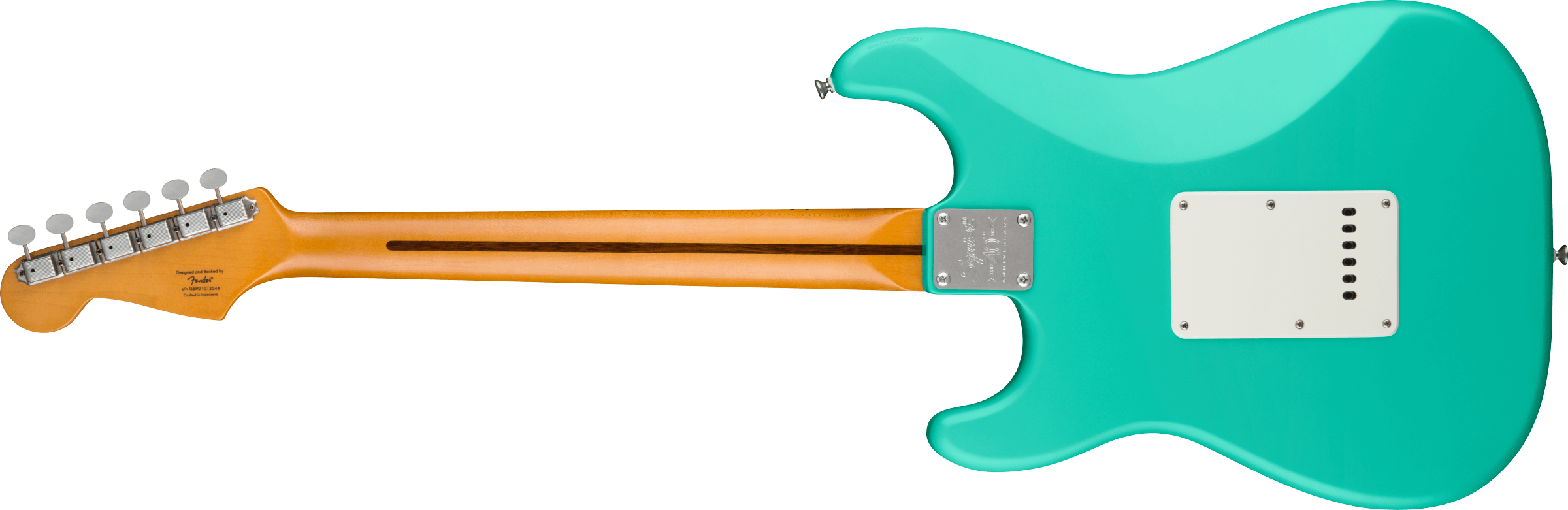 Squier Strat 40th Anniversary Vintage Edition Mn - Satin Seafoam Green - Elektrische gitaar in Str-vorm - Variation 1