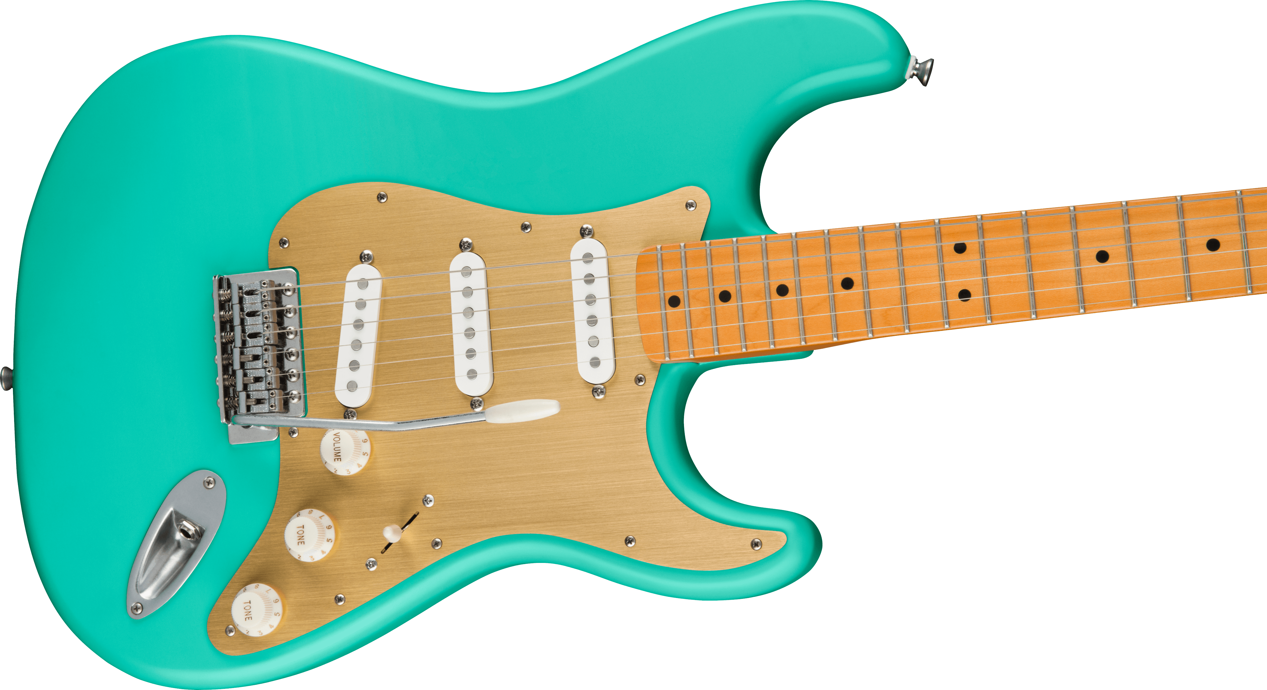 Squier Strat 40th Anniversary Vintage Edition Mn - Satin Seafoam Green - Elektrische gitaar in Str-vorm - Variation 3