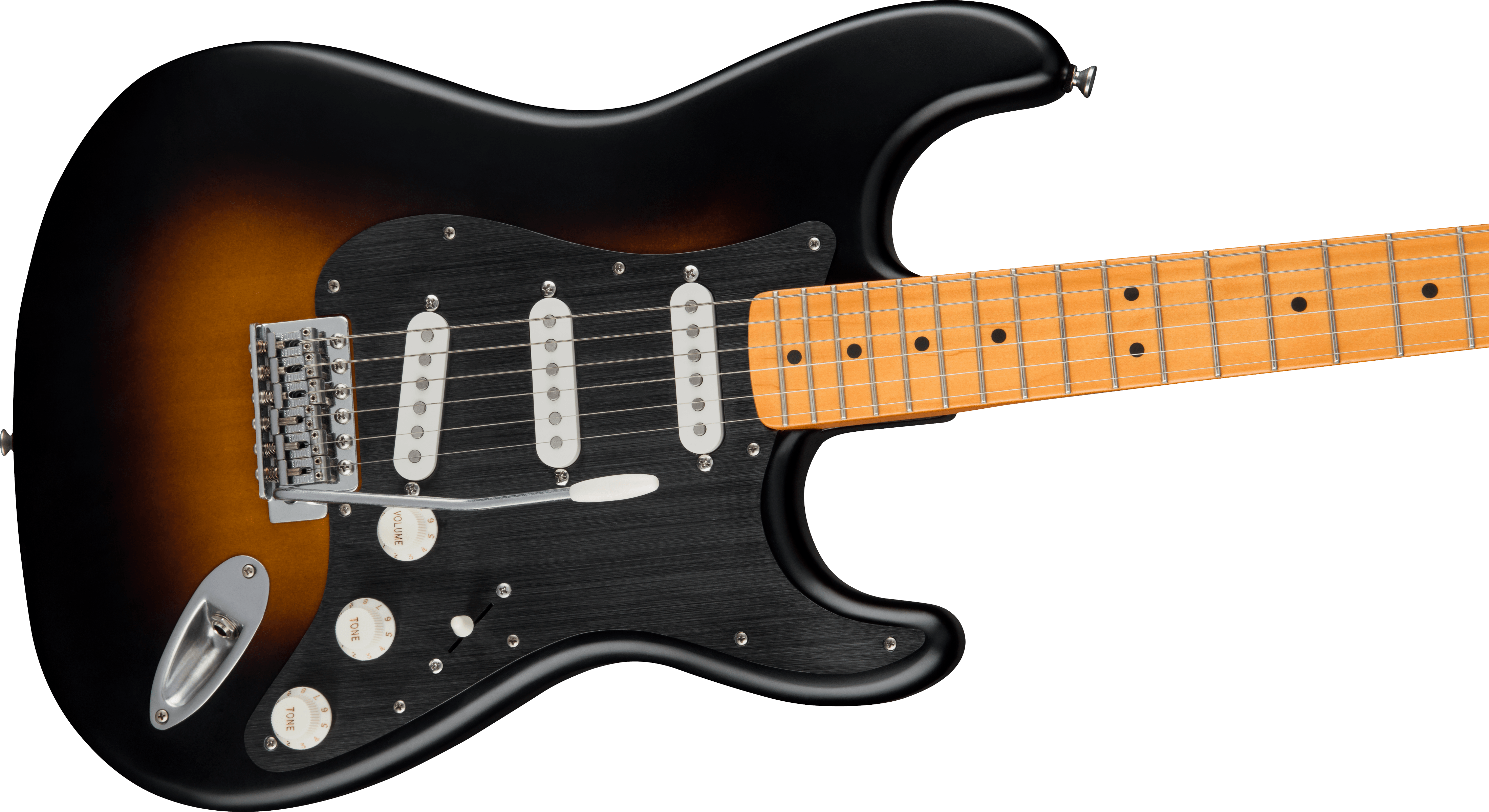 Squier Strat 40th Anniversary Vintage Edition Mn - Satin Wide 2-color Sunburst - Elektrische gitaar in Str-vorm - Variation 3