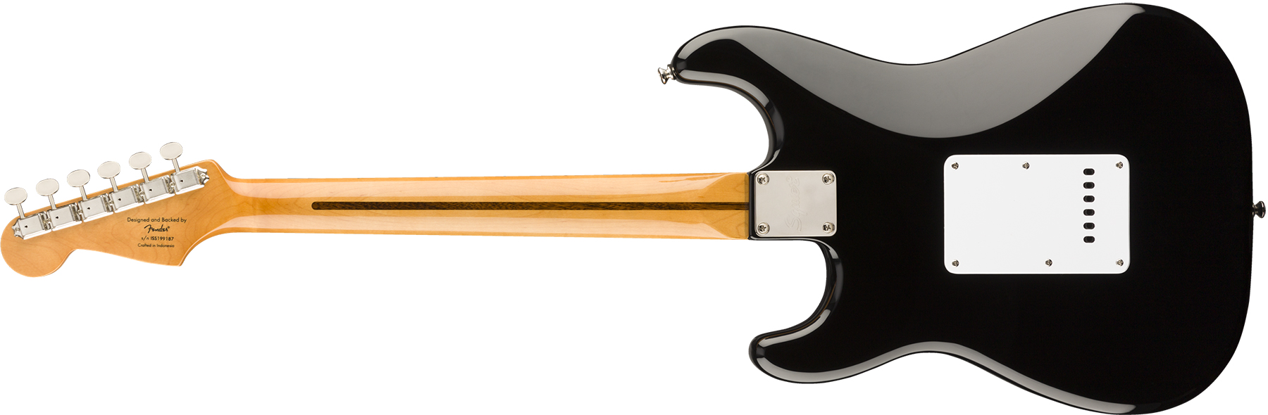 Squier Strat '50s Classic Vibe 2019 Mn 2019 - Black - Elektrische gitaar in Str-vorm - Variation 1