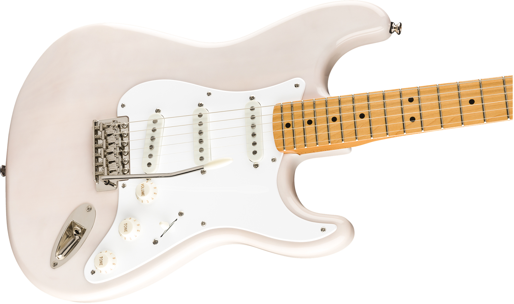 Squier Strat '50s Classic Vibe 2019 Mn 2019 - White Blonde - Elektrische gitaar in Str-vorm - Variation 2