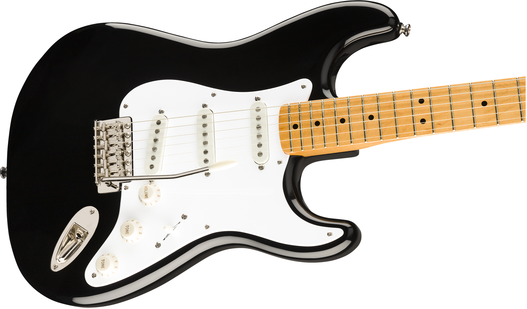 Squier Strat '50s Classic Vibe 2019 Mn 2019 - Black - Elektrische gitaar in Str-vorm - Variation 2