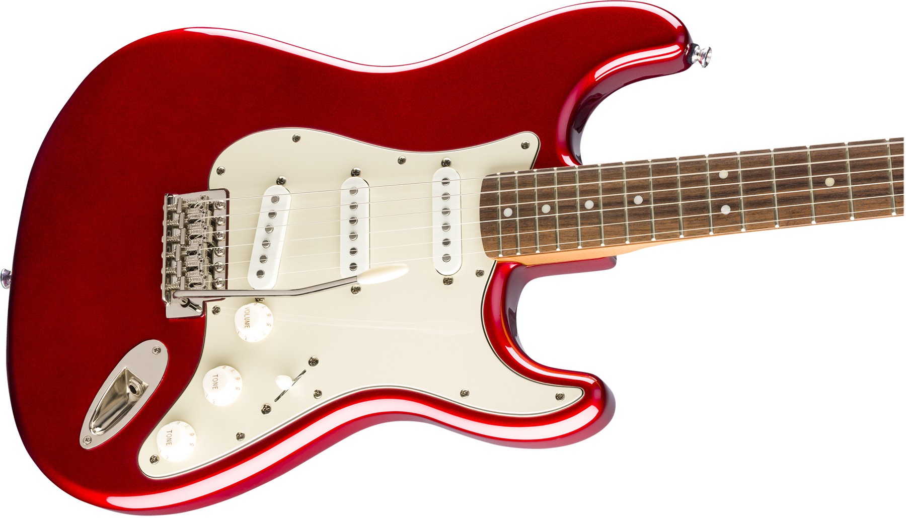 Squier Strat '60s Classic Vibe 2019 Lau 2019 - Candy Apple Red - Elektrische gitaar in Str-vorm - Variation 2