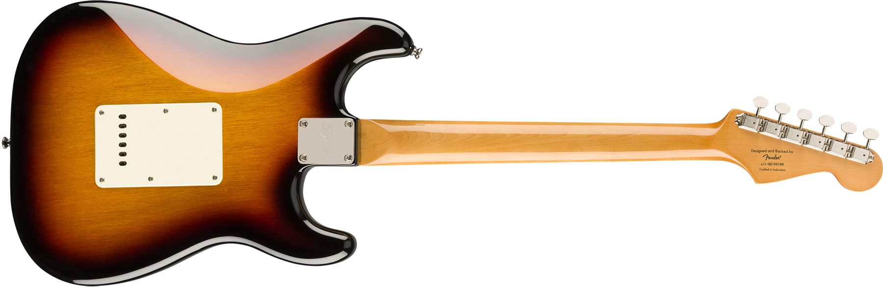 Squier Strat '60s Lh Gaucher Classic Vibe 2019 Lau - 3-color Sunburst - Linkshandige elektrische gitaar - Variation 1