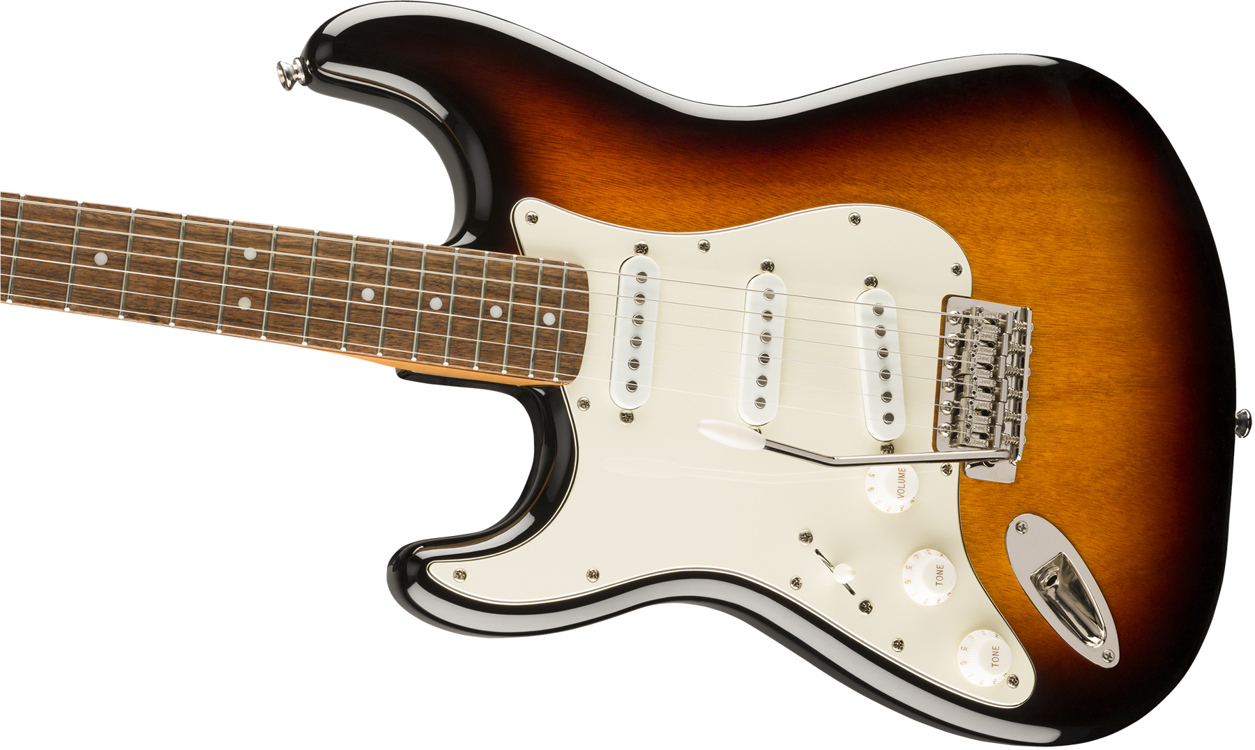 Squier Strat '60s Lh Gaucher Classic Vibe 2019 Lau - 3-color Sunburst - Linkshandige elektrische gitaar - Variation 2