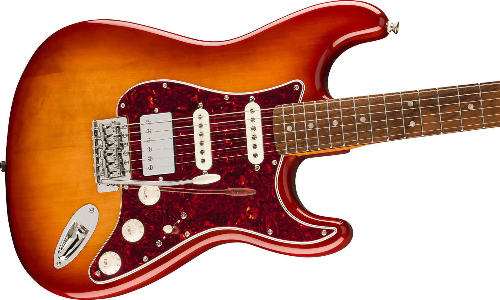 Squier Strat 60s Classic Vibe Ltd Hss Trem Lau - Sienna Sunburst - Elektrische gitaar in Str-vorm - Variation 2