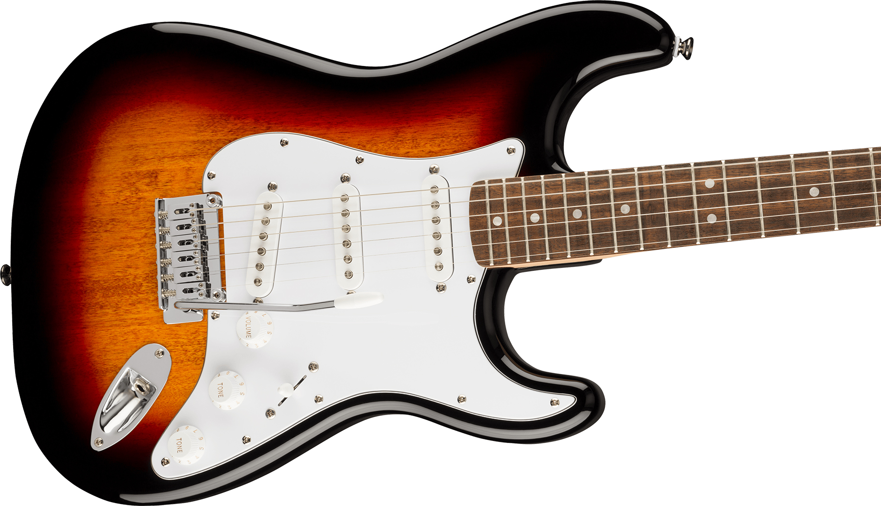 Squier Strat Affinity 2021 Sss Trem Lau - 3-color Sunburst - Elektrische gitaar in Str-vorm - Variation 2