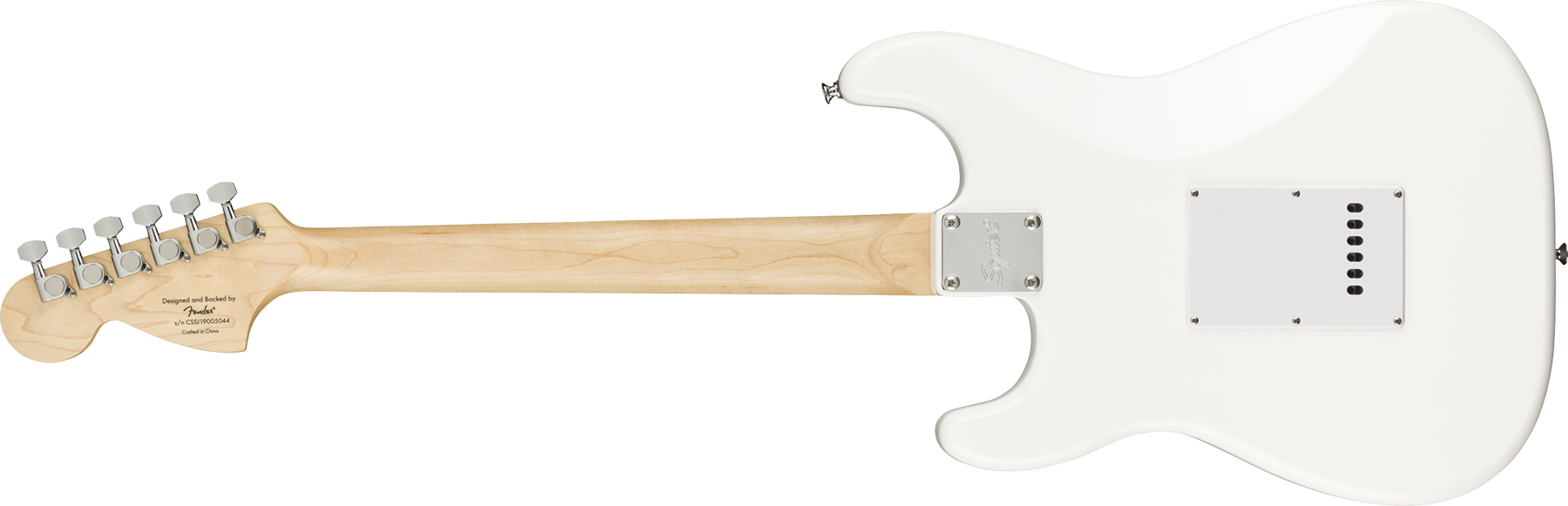 Squier Strat Affinity Fsr Ltd 2020 3s Trem Mn - Olympic White - Elektrische gitaar in Str-vorm - Variation 1