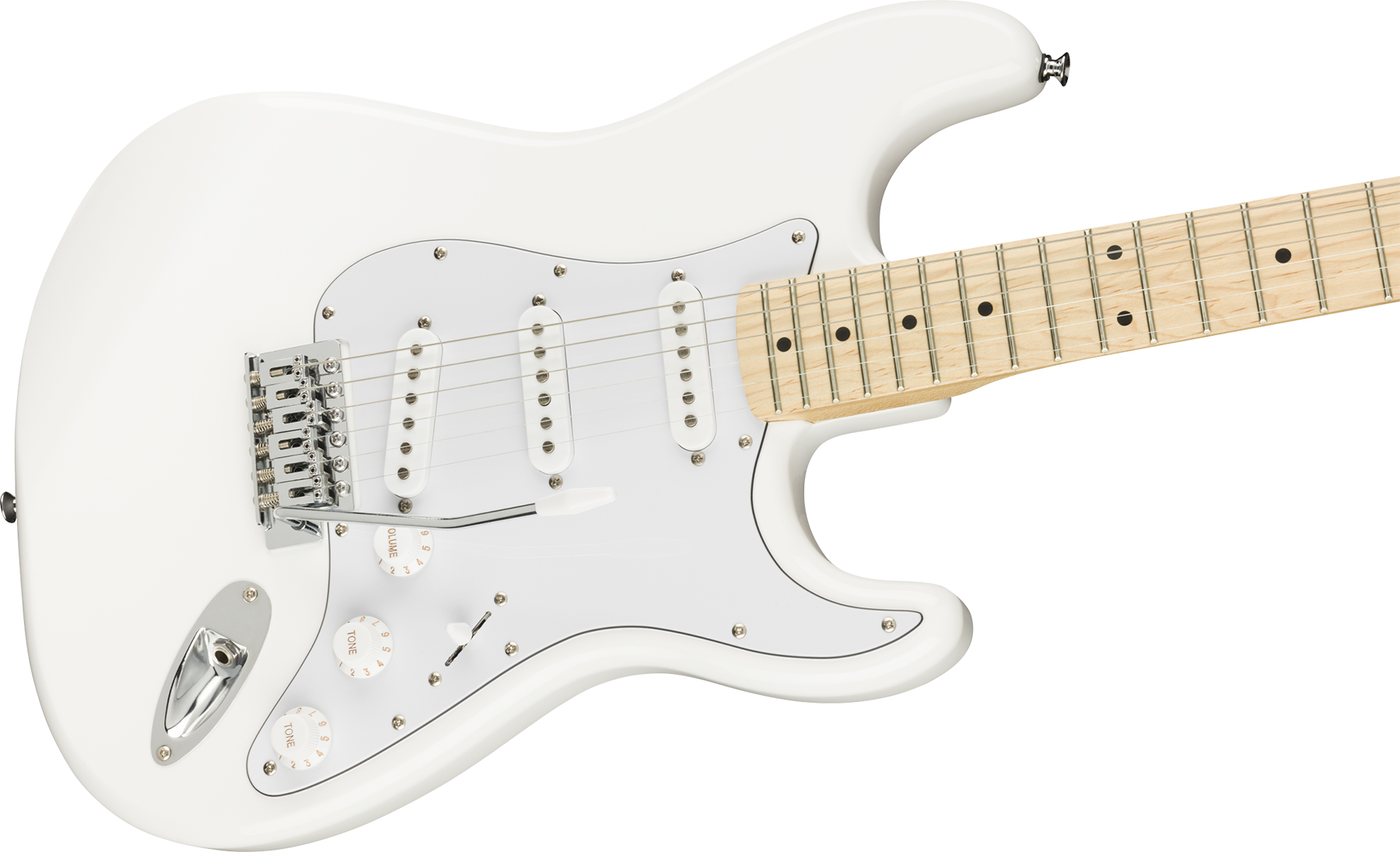 Squier Strat Affinity Fsr Ltd 2020 3s Trem Mn - Olympic White - Elektrische gitaar in Str-vorm - Variation 2