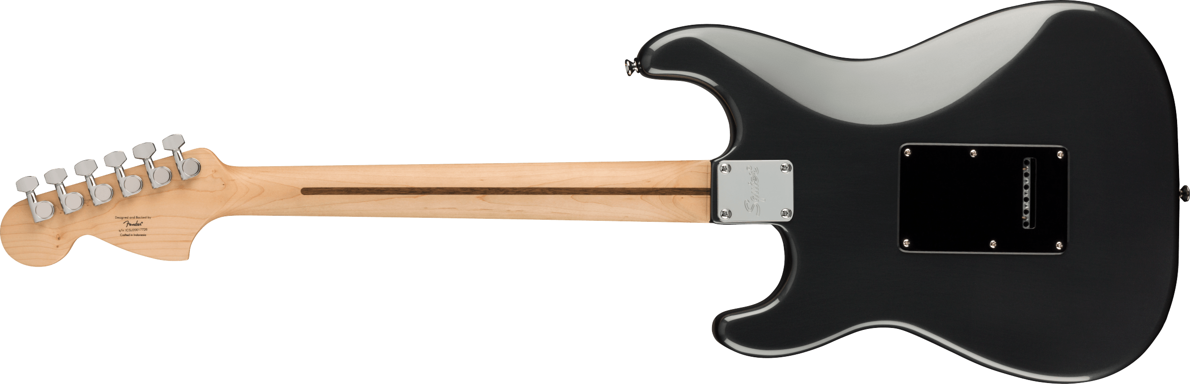 Squier Strat Affinity Hss Pack +fender Frontman 15g 2021 Trem Lau - Charcoal Frost Metallic - Elektrische gitaar set - Variation 2