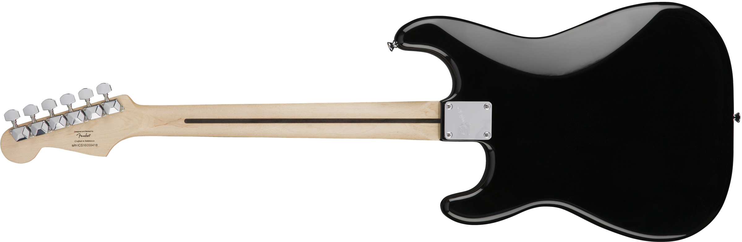 Squier Strat Bullet Ht Hss Lau - Black - Elektrische gitaar in Str-vorm - Variation 1