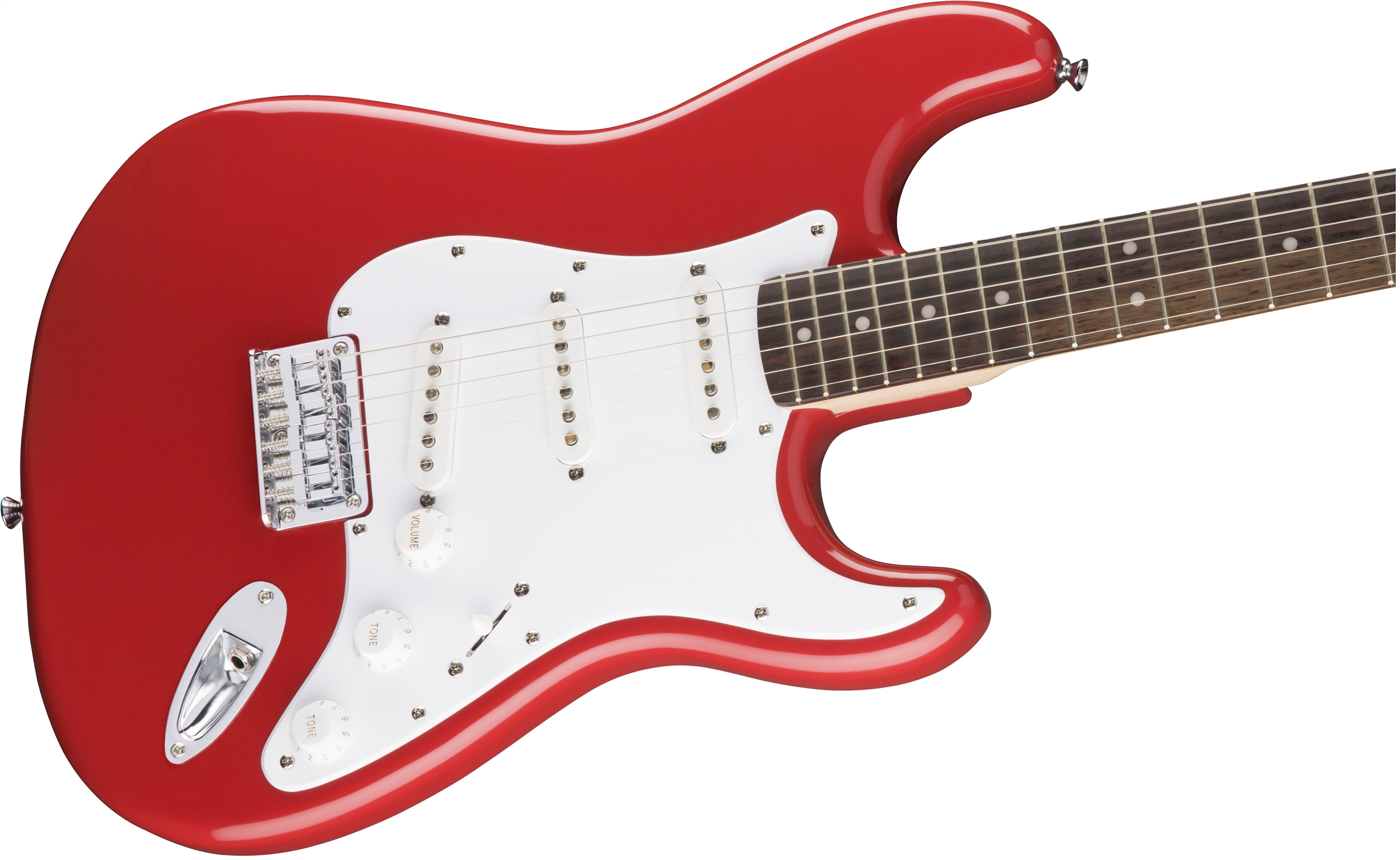 Squier Strat Bullet Ht Sss Rw - Fiesta Red - Elektrische gitaar in Str-vorm - Variation 2