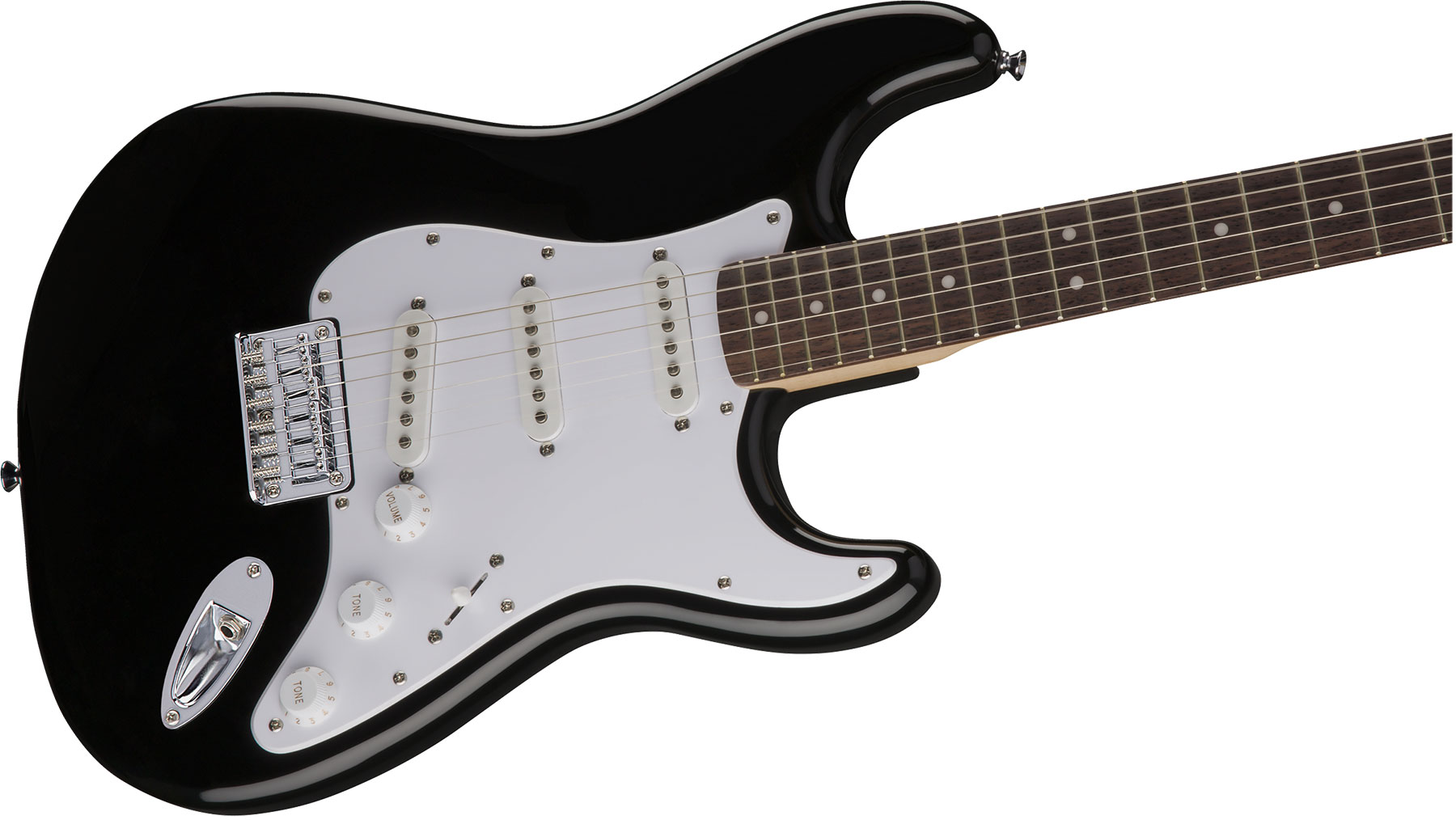 Squier Bullet Stratocaster Ht Sss Rw - Black - Elektrische gitaar in Str-vorm - Variation 2