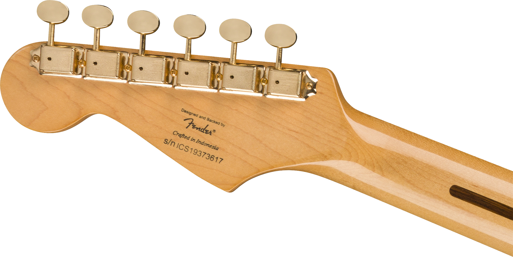 Squier Strat Classic Vibe '50s Fsr Ltd Mn - Fiesta Red With Gold Hardware - Elektrische gitaar in Str-vorm - Variation 3