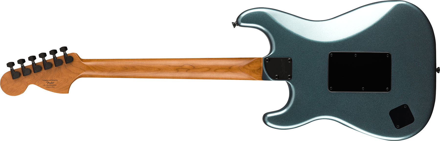 Squier Strat Contemporary Hh Fr Mn - Gunmetal Metallic - Elektrische gitaar in Str-vorm - Variation 1