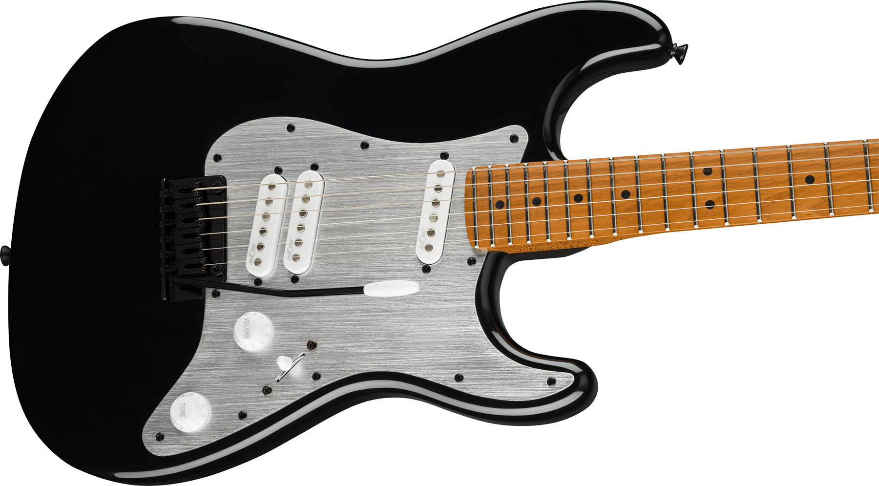 Squier Strat Contemporary Special Sss Trem Mn - Black - Elektrische gitaar in Str-vorm - Variation 2