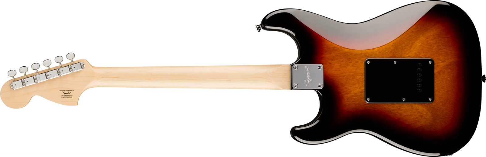 Squier Strat Deluxe Paranormal Hs Trem Lau - 3-color Sunburst - Elektrische gitaar in Strat vorm - Variation 1