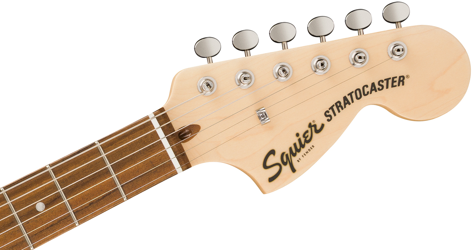 Squier Strat Deluxe Paranormal Hs Trem Lau - Vintage White - Elektrische gitaar in Strat vorm - Variation 3