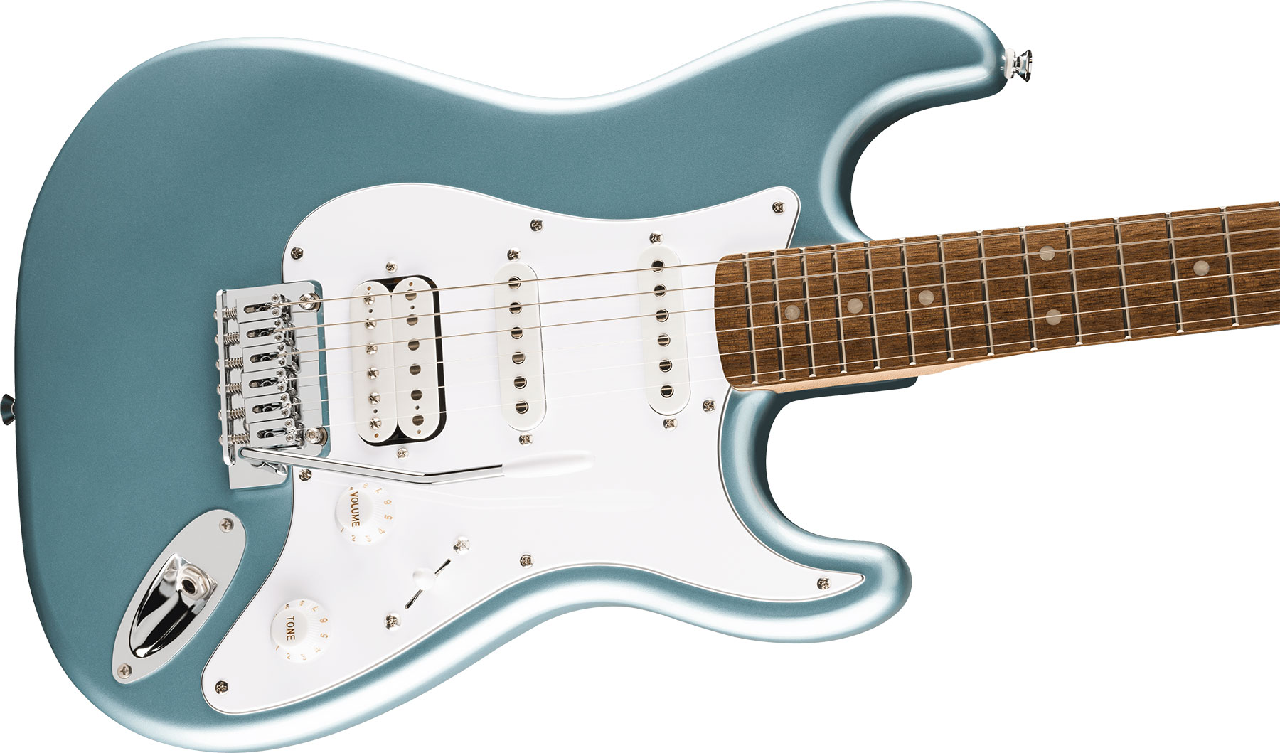 Squier Strat Jr Hss Affinity Ss Trem Lau - Ice Blue Metallic - Elektrische gitaar in Str-vorm - Variation 2