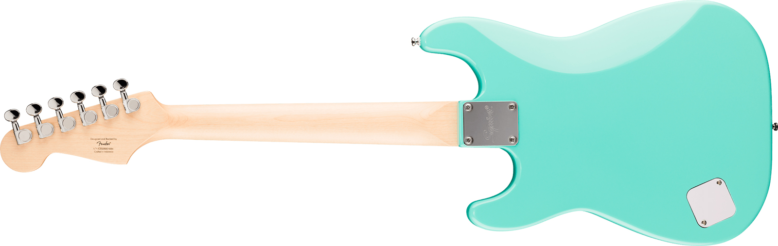 Squier Strat Mini Shsc 3s Ht Mn - Seafoam Green - Elektrische gitaar voor kinderen - Variation 1