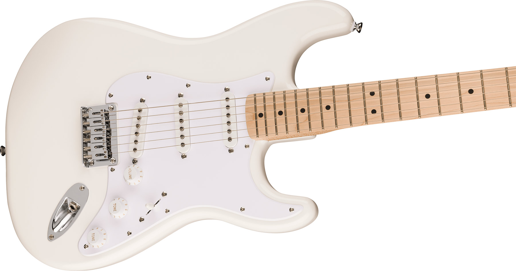 Squier Strat Sonic Hardtail 3s Ht Mn - Arctic White - Elektrische gitaar in Str-vorm - Variation 2