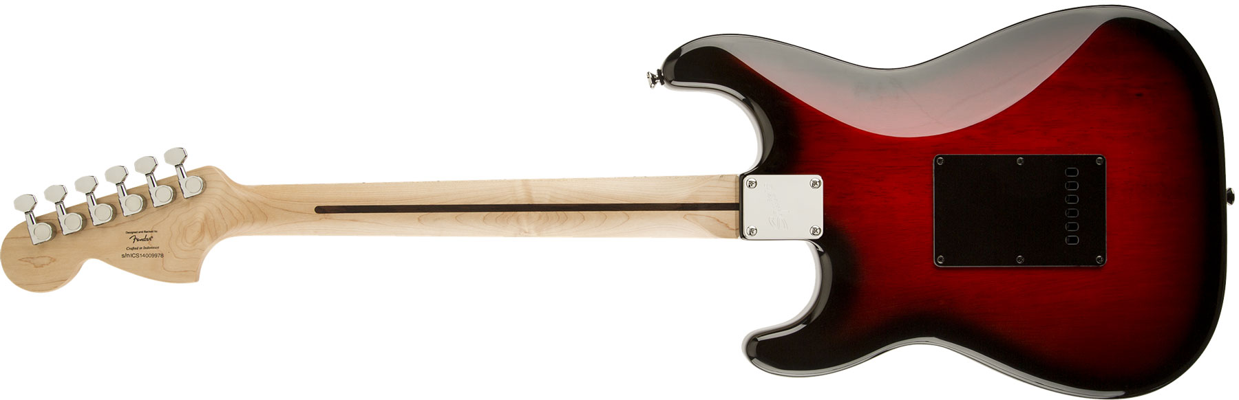 Squier Strat Standard Mn - Antique Burst - Elektrische gitaar in Str-vorm - Variation 1